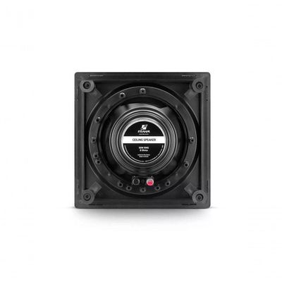 Arandela Frahm 6" 50w Quadrada Sem Borda Preta