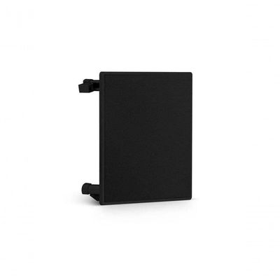 Arandela Frahm 6" 50w Quadrada Sem Borda Preta