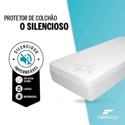 Protetor De Colchão Impermeável Capa Silenciosa Fibrasca King