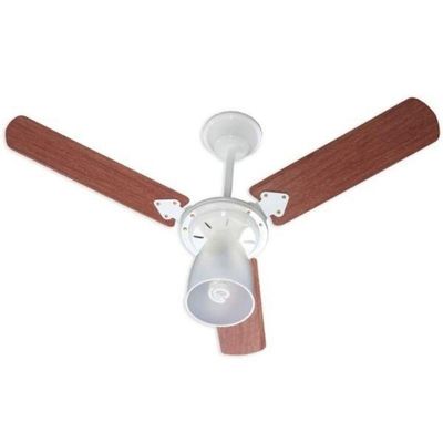 Ventilador Marbela Branco 220V 3 Pás Verniz 220V
