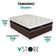 Cama Box Baú Queen E Colchão Dallas Molas V-store Marrom