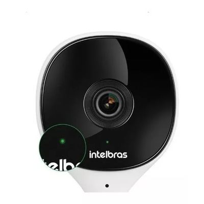 Câmera de segurança Intelbras iMX com resolução de 2MP visão noturna incluída branca