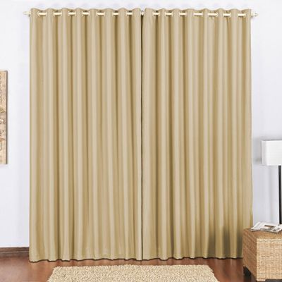 Cortina Blackout 2,00m x 1,70m Avelã Tecido Blackout Corta Luz Sala ou Quarto