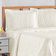 Kit Cobre Leito Colcha Celeste Queen 3 Peças Matelado Floral 180 Fios - Marfim