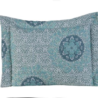Kit Cobre Leito Colcha Tunes King 3 Peças Estampado 180 Fios - Lotus
