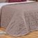 Kit Cobre Leito Colcha Mabelle Queen 3 Peças 400 Fios Bordado - Rose