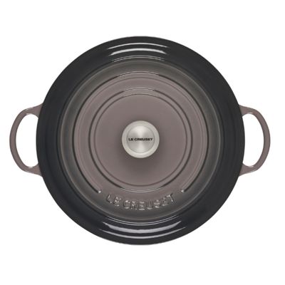 PANELA MARMITA LE CREUSET 26CM SIGNATURE FERRO ESMALTADO CINZA FLINT 21114264442430
