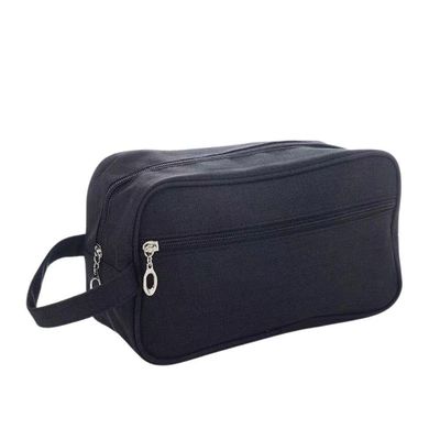 Necessaire Bolsa Para Maquiagem E Cosméticos Multifuncional Portátil Impermeável Preto