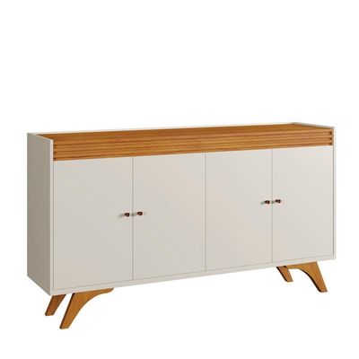 Buffet Sevilha 4 Portas Mavaular Naturalle-off White