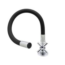 Torneira Cozinha Mesa Flexível Color Tubo Preto C31