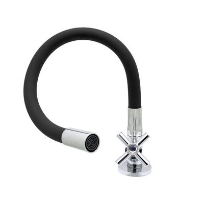 Torneira Cozinha Mesa Flexível Color Tubo Preto C31