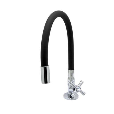 Torneira Cozinha Mesa Flexível Color Tubo Preto C31