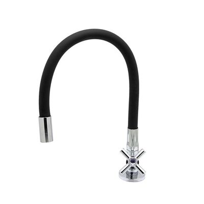 Torneira Cozinha Mesa Flexível Color Tubo Preto C31