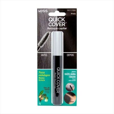 Kiss Ny Retoque Capilar Máscara Preto Brush-in