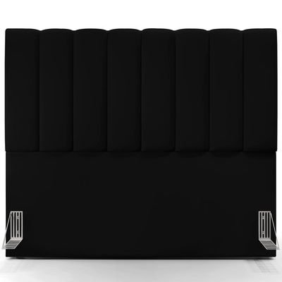 Cabeceira Cama Box Casal 140 cm Dália W01 Facto Preto - Lyam Decor