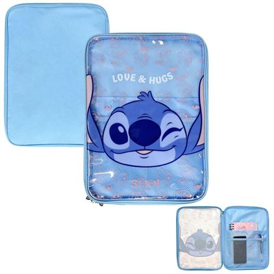 PASTA CRIATIVA UNIVERSITÁRIA COM BOLSO STITCH - 4794 - DAC