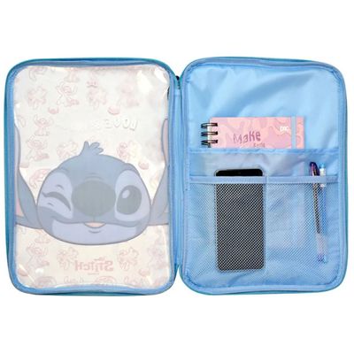 PASTA CRIATIVA UNIVERSITÁRIA COM BOLSO STITCH - 4794 - DAC