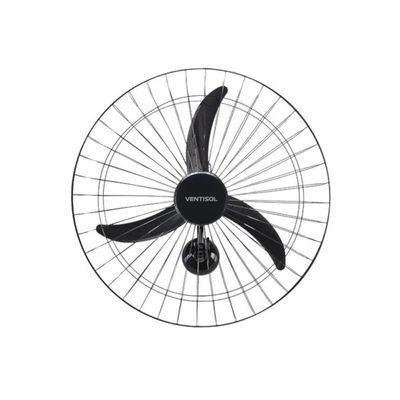 Ventilador Ventisol Oscilante De Parede 60cm Preto Bivolt