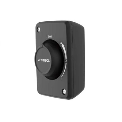 Ventilador Ventisol Oscilante De Parede 60cm Preto Bivolt