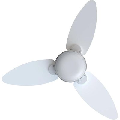 Ventilador De Teto Ventisol Elluz 3 Pás Branco Bivolt