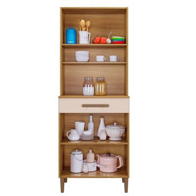 Kit Cozinha Itália 03 Portas E 01 Gaveta Arte Móveis Cinamomo-off White