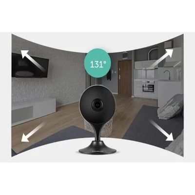 Kit 7 Câmeras de Segurança iMX branca Wi-fi Full hd Intelbras com Cartão 32gb Purple Intelbras