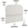 Cabeceira Cama Box Queen 160cm Orgânica Lanna W01 Bouclê Cru - Lyam Decor