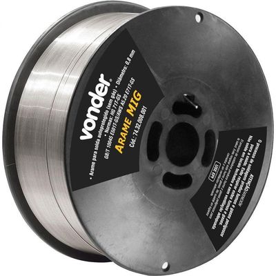 Arame Mig 0,8mm 1kg Sem Gás Para Mm150 Vonder