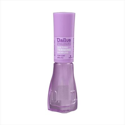 Dailus Esmalte Top Coat Que Tudo Termine Em Brilho 8ml