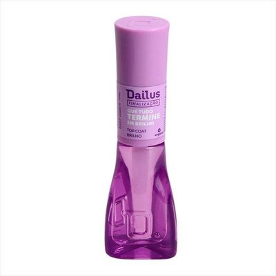 Dailus Esmalte Top Coat Que Tudo Termine Em Brilho 8ml