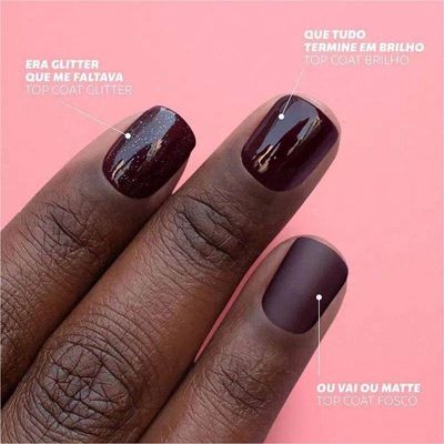 Dailus Esmalte Top Coat Que Tudo Termine Em Brilho 8ml