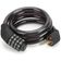 Cadeado Para Bicicleta Bike Moto com Senha Combinação de Dígitos 8mm Aço Reforçado 65cm de Comprimento Único / Preto