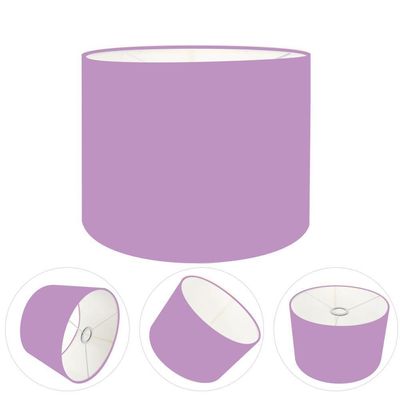 Cúpula Abajur Cilíndrica Cp-7015 ø35x25cm Lillás
