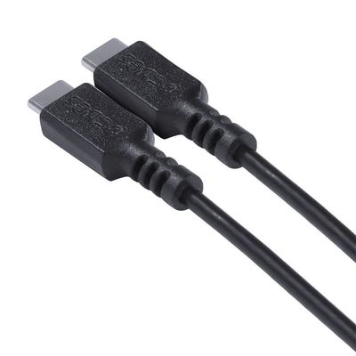 Cabo Para Celular Smartphone Usb Tipo C 2.0 Para Usb Tipo C - Type C 2.0 1 Metro Preto - Pucp-01