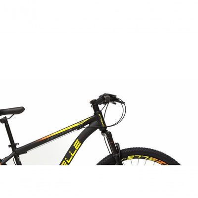 Bicicleta Aro 29 Colli Cazelle Turim 21m Aluminio Quadro 17 Preto-adesivo Amarelo-laranja