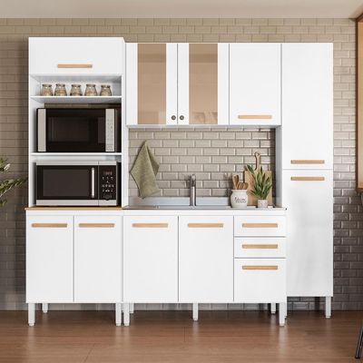 Cozinha Modulada Intenza Lidia 4 Peças Branco - Nicioli Branco