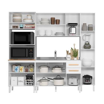 Cozinha Modulada Intenza Lidia 4 Peças Branco - Nicioli Branco