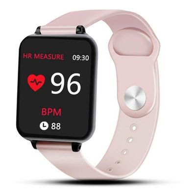 Relógio Inteligente B57 Smartwatch Pressão - Rosa