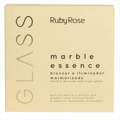 Ruby Rose Blonzer E Iluminador Marmorizado Glass Hbf16051 14,7g