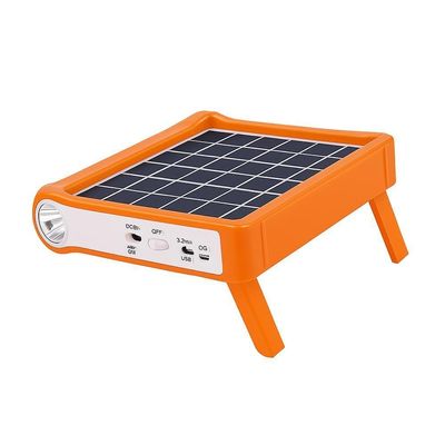 Kit Lanterna LED Solar Recarregável Power Bank Camping