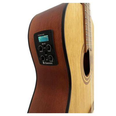 Violão Giannini Trovador Ntr1 Eletroacústico Eq Nylon Natural Satin