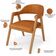 Kit 04 Cadeiras de Jantar e Estar Living Estofada Nadja L02 Couríssimo Canela - Lyam Decor