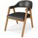 Kit 02 Cadeiras de Jantar e Estar Living Estofada Nadja L02 Couríssimo Preto - Lyam Decor