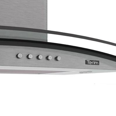 Coifa Terim de Parede Clean Vidro Curvo Kromanox 60cm Kromanox 110V