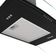 Coifa Terim de Parede Clean Vidro Curvo Black Kroma 60cm Preto Com Kromanox 110V