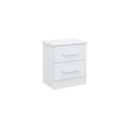 Mesa De Cabeceira 2 Portas New Athos - D Doro Branco
