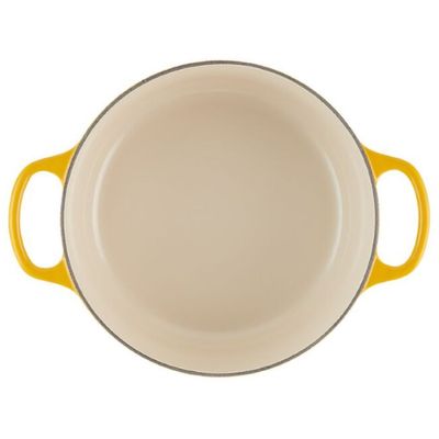 KIT LE CREUSET 4 PANELAS REDONDAS 20 22 24 E 26CM EM FERRO ESMALTADO - Amarelo Nectar