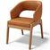 Cadeira de Jantar e Estar Living Estofada Lince L02 Couríssimo Canela - Lyam Decor