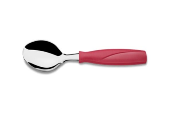 Colher de Mesa Aço Inox Cabo Vermelho Brinox