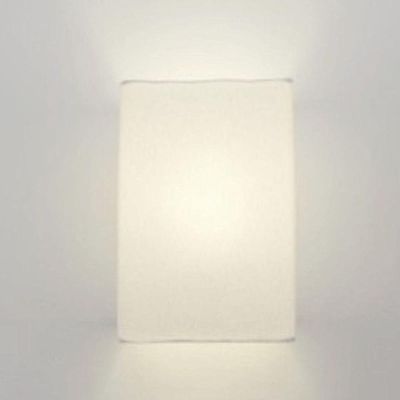 Arandela Retangular Retro Vivare Md-2029 Cúpula Em Tecido 18x10x30cm - Bivolt Branco 127-220v